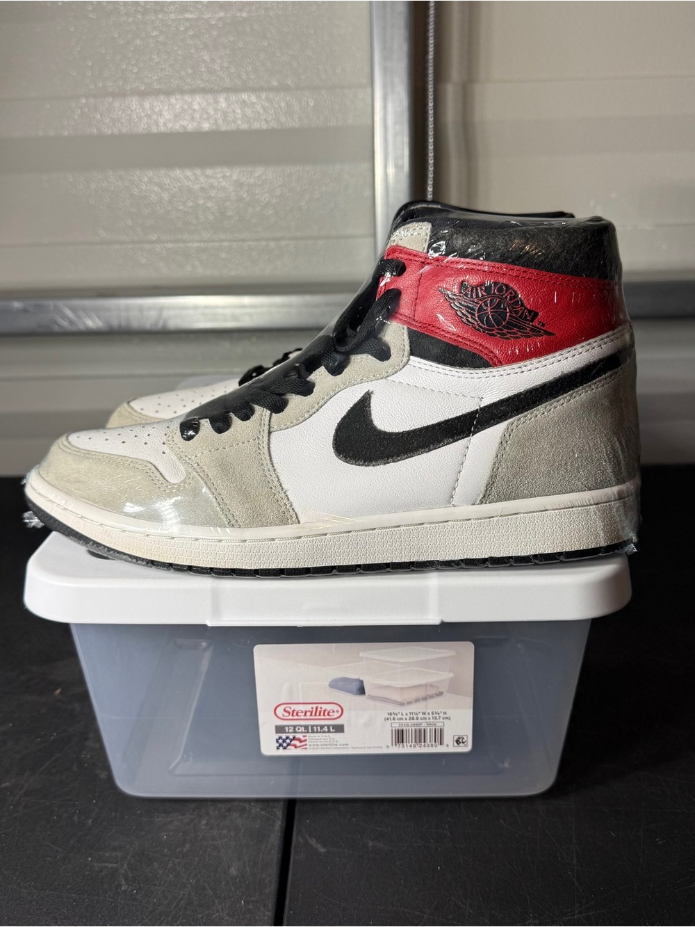 Size 10 - Air Jordan 1 l High OG Smoke Grey 2020